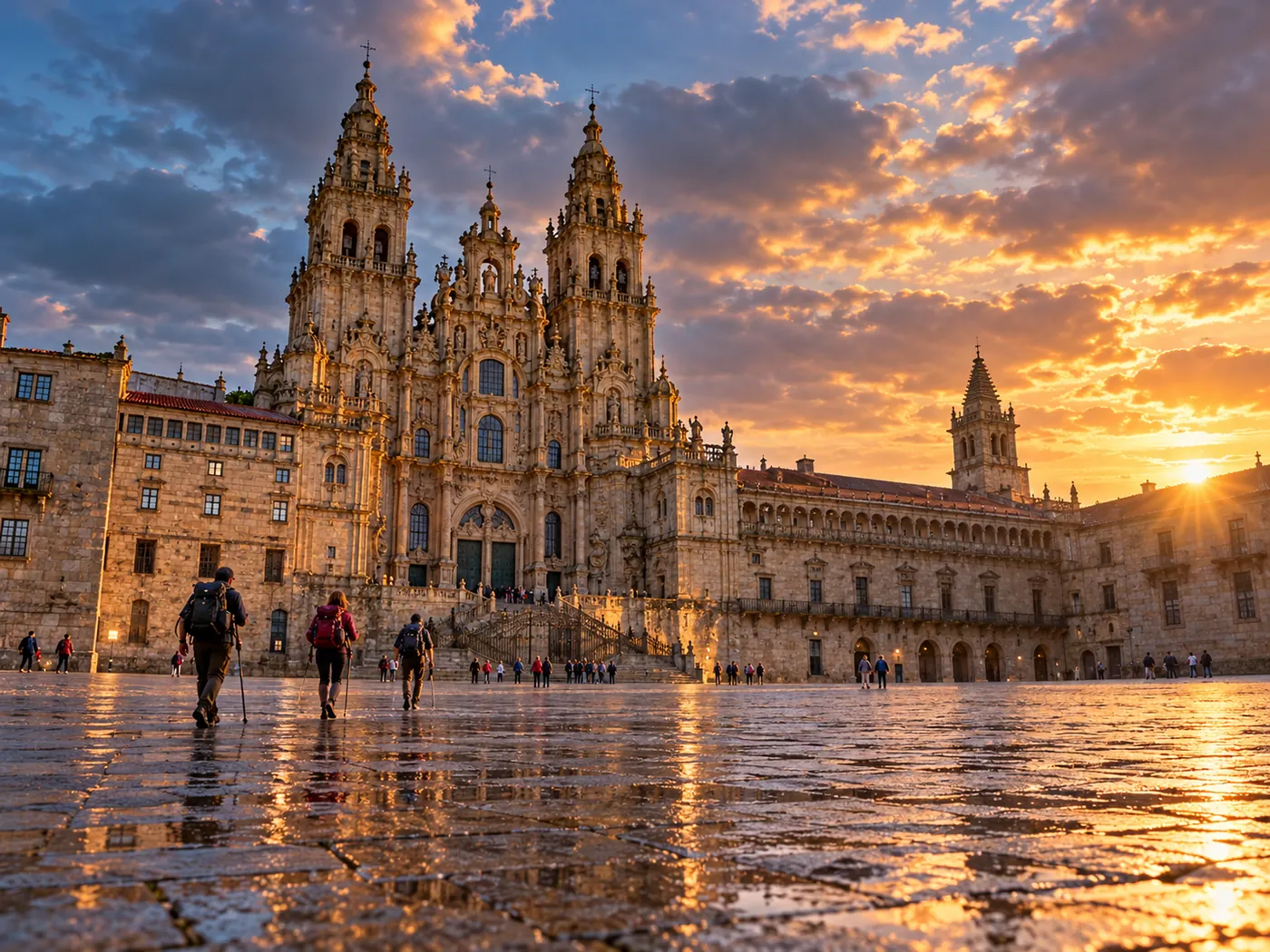 Santiago de Compostela in Galicia, Spain