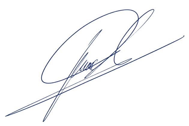 Handwritten signature of Igor Ibañez, founder of Öneay